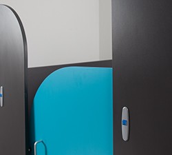 Childrns cubicle curved door Sydney