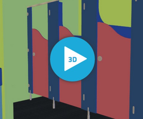 Interactive 3D washrooms