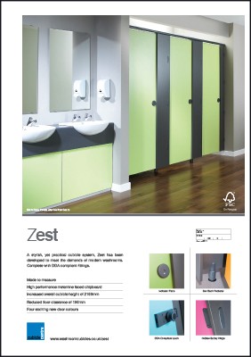 Zest Toilet Cubicle Specification