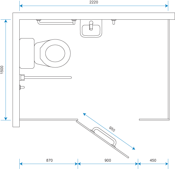 Wheelchair Accessible Cubicle Dimensions