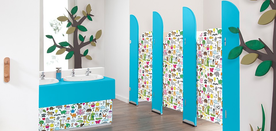 Happy Everything vinyl door design