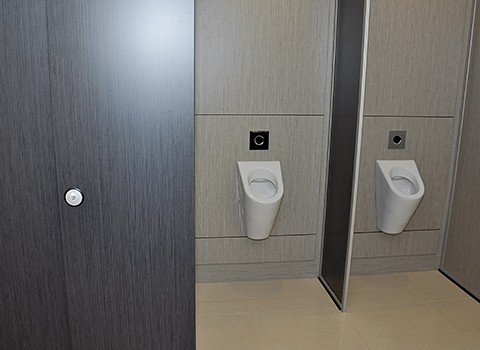Privacy washroom panels