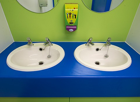 Junior school children's sinks