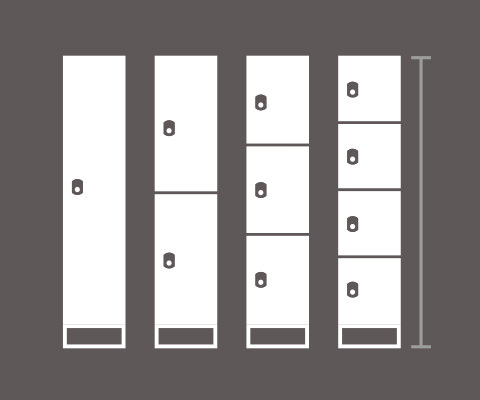 Locker sizes