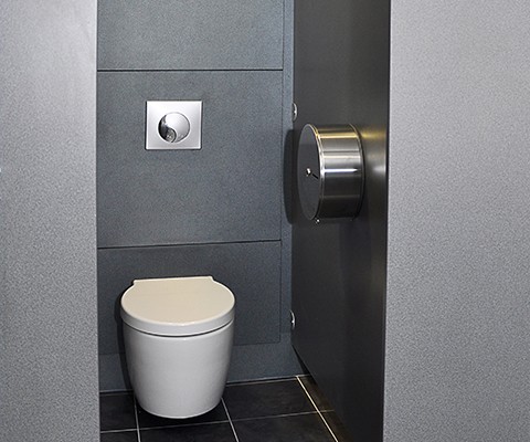 wall panel systems for toilets