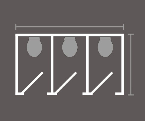 Toilet WC cubicle sizes