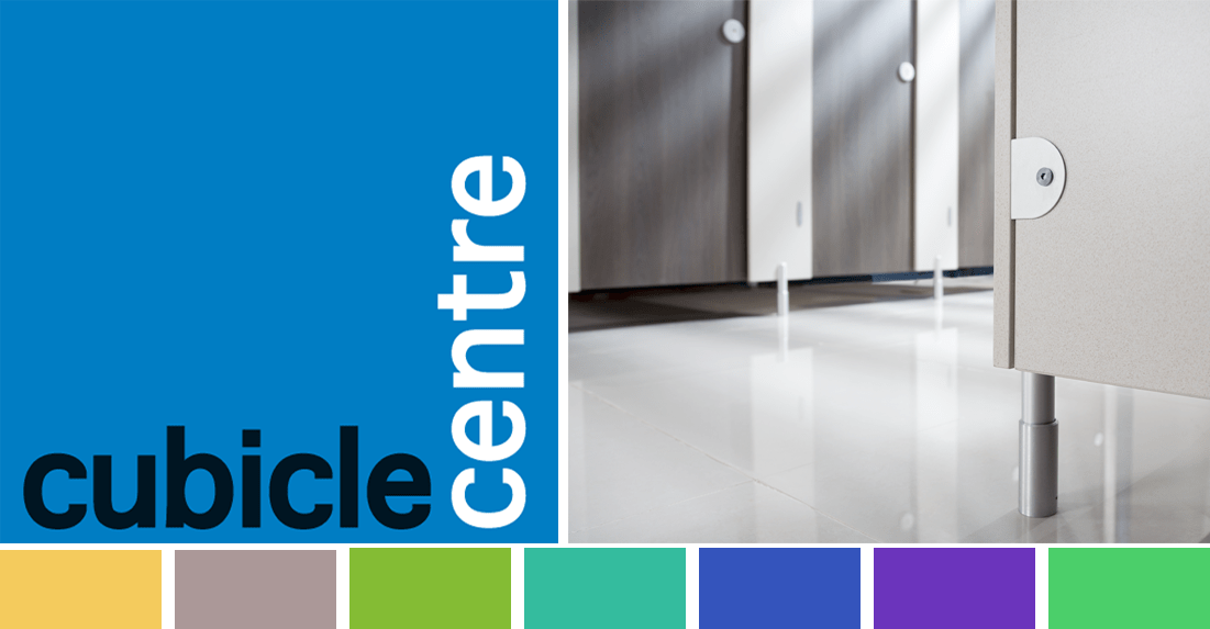 Mocha Showerwall panel in a clean modern cubicle centre