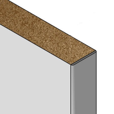 Panel edge strip illustration