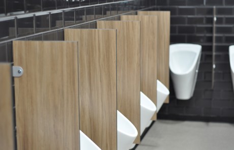 Urinal privacy dividers Life Church