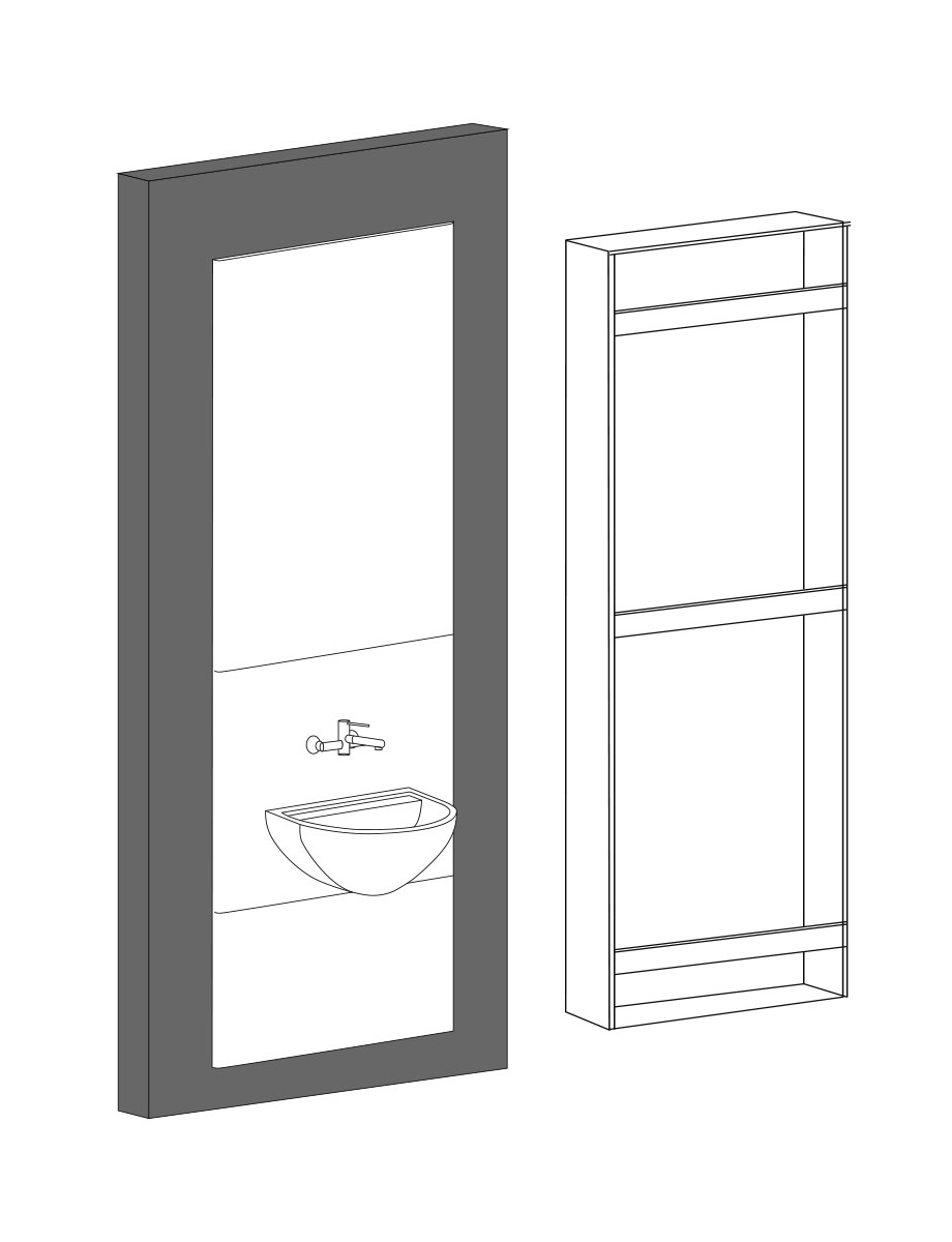 PRE ASSEMBLED PLY FRAME drawing