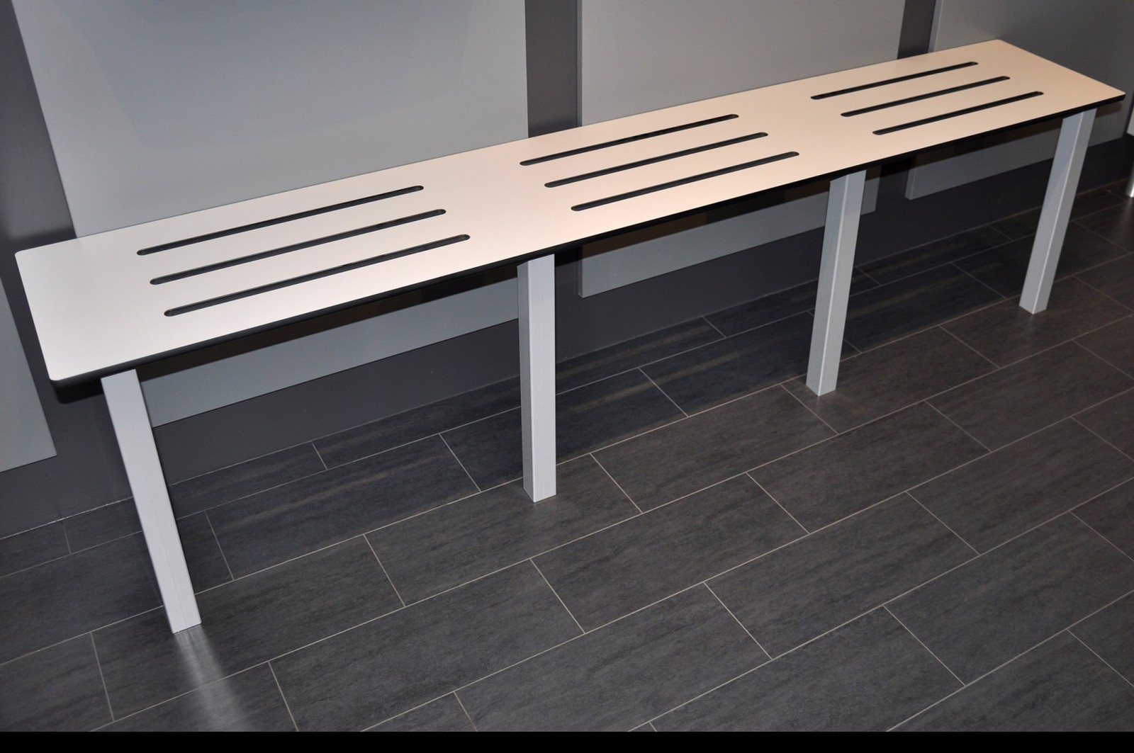 Slatted CGL Bench Alternate View Slatted CGL Bench Alternate View