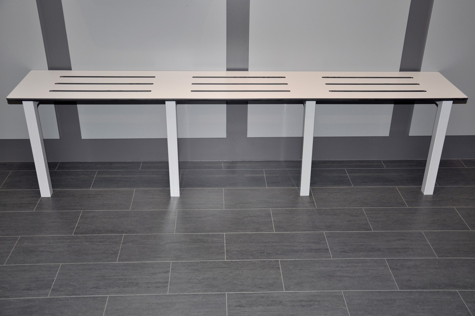 Slatted CGL Bench Square on Slatted CGL Bench Square on