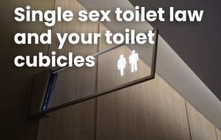 Single Sex Toilet Cubicles